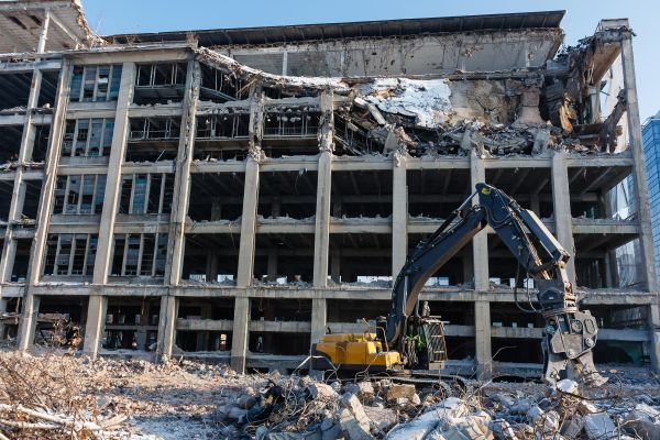 Commercial Building Demolition in Winston Salem