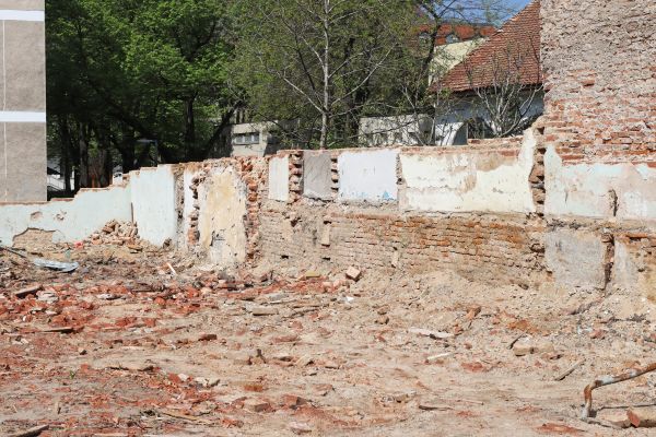 Brick Wall Demolition in Winston Salem