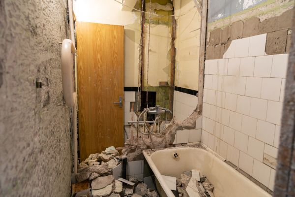 Shower Tile Demolition in Winston Salem